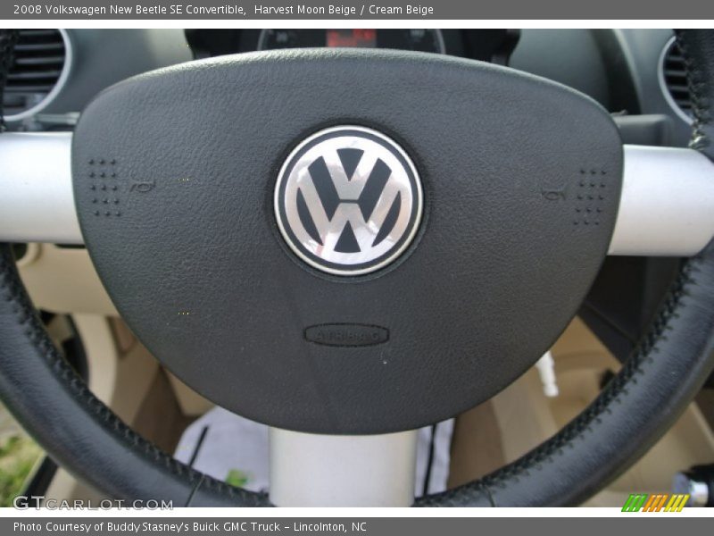 Harvest Moon Beige / Cream Beige 2008 Volkswagen New Beetle SE Convertible