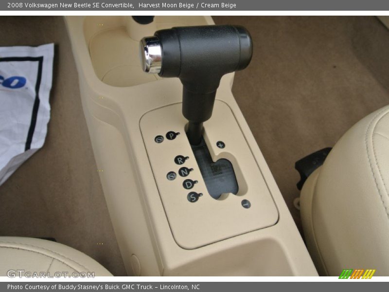 Harvest Moon Beige / Cream Beige 2008 Volkswagen New Beetle SE Convertible