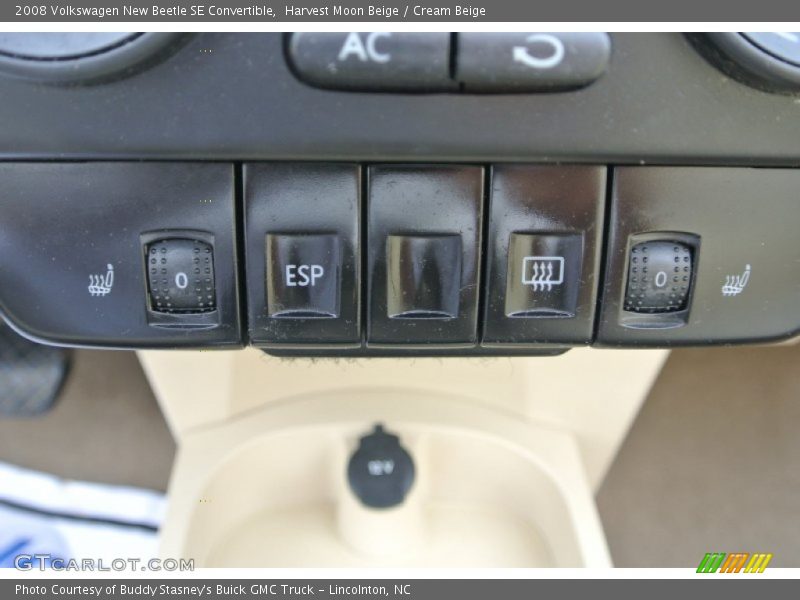 Harvest Moon Beige / Cream Beige 2008 Volkswagen New Beetle SE Convertible
