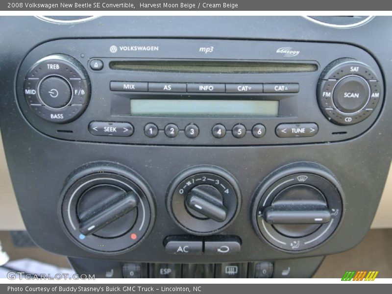 Harvest Moon Beige / Cream Beige 2008 Volkswagen New Beetle SE Convertible