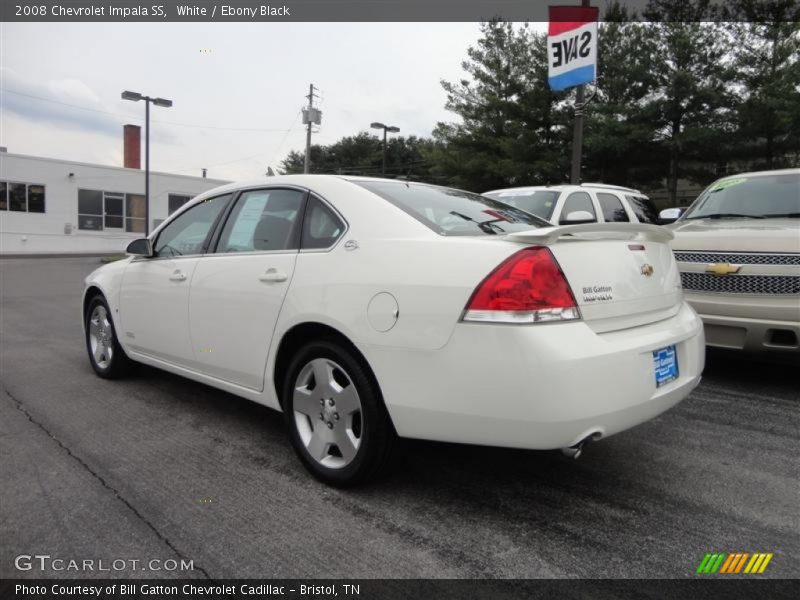 White / Ebony Black 2008 Chevrolet Impala SS