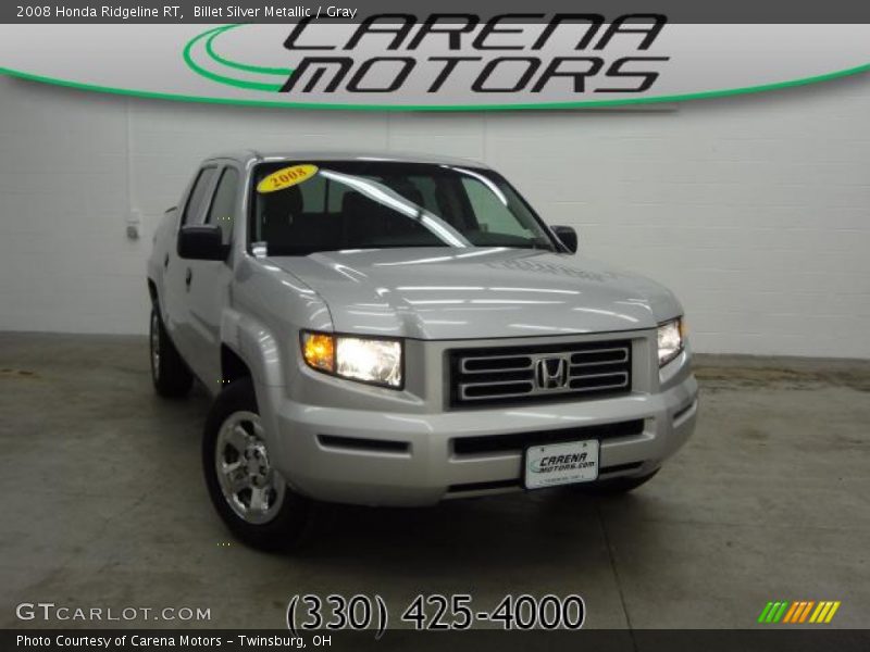 Billet Silver Metallic / Gray 2008 Honda Ridgeline RT