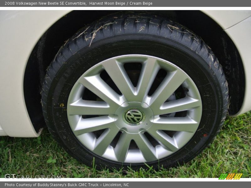 Harvest Moon Beige / Cream Beige 2008 Volkswagen New Beetle SE Convertible