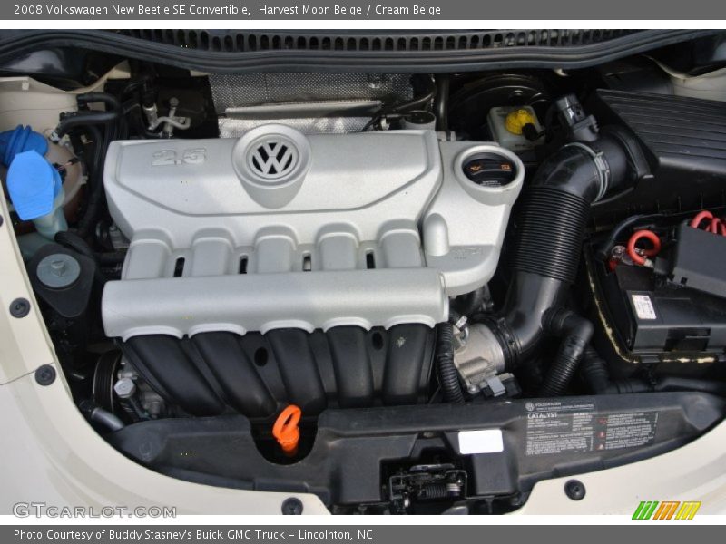 Harvest Moon Beige / Cream Beige 2008 Volkswagen New Beetle SE Convertible