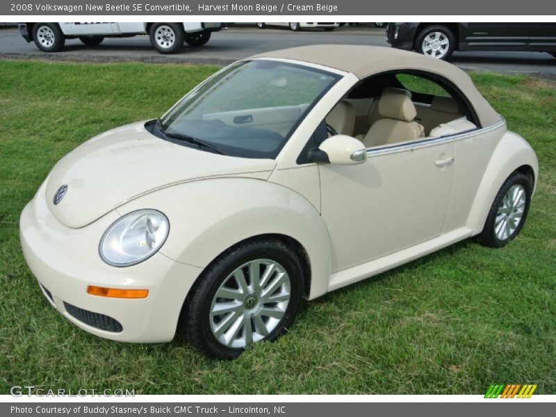 Harvest Moon Beige / Cream Beige 2008 Volkswagen New Beetle SE Convertible
