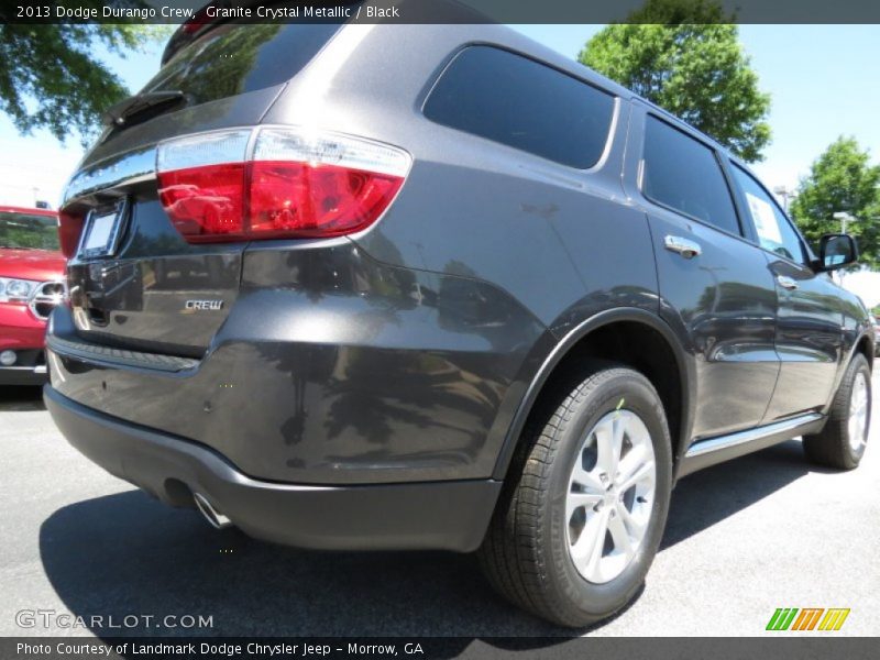 Granite Crystal Metallic / Black 2013 Dodge Durango Crew