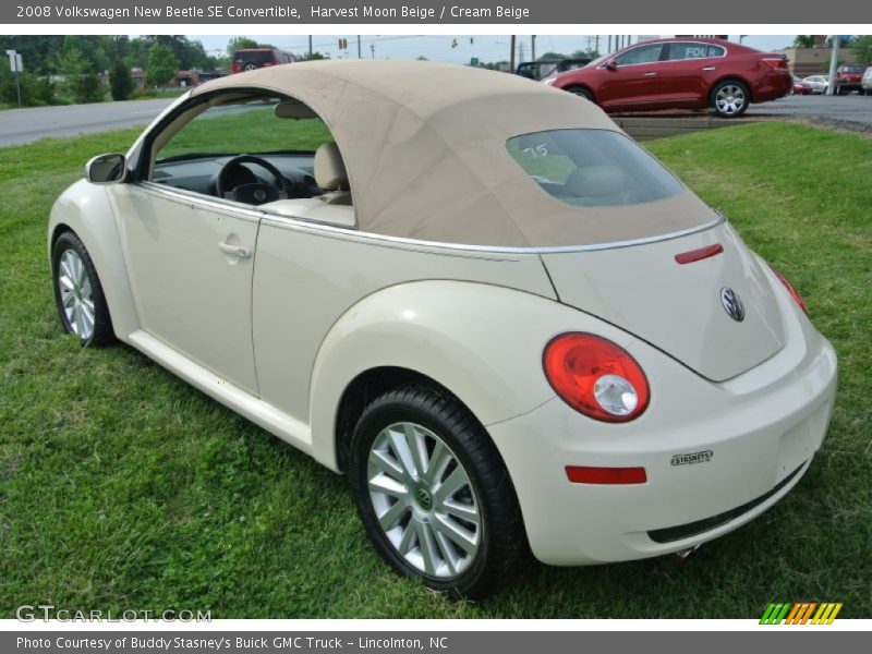 Harvest Moon Beige / Cream Beige 2008 Volkswagen New Beetle SE Convertible