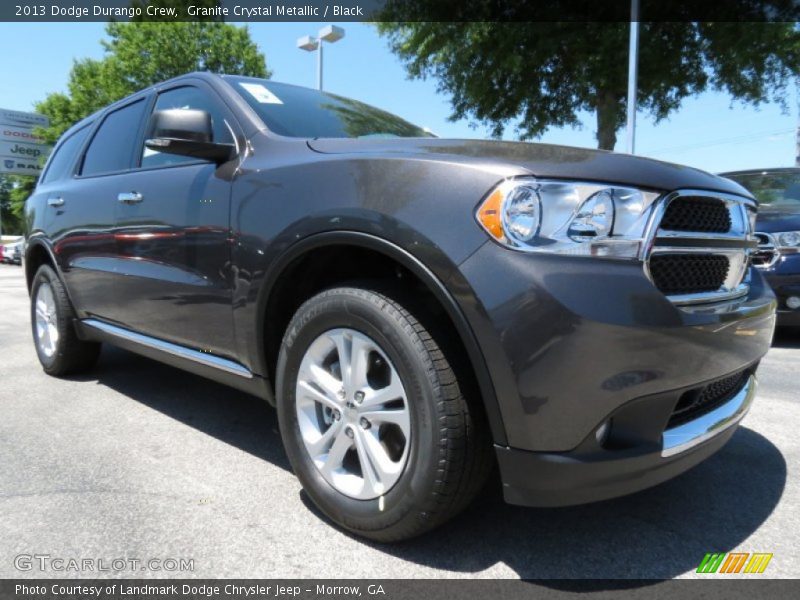 Front 3/4 View of 2013 Durango Crew