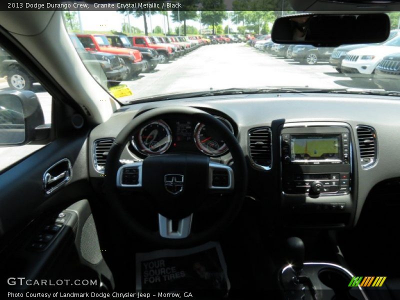 Granite Crystal Metallic / Black 2013 Dodge Durango Crew