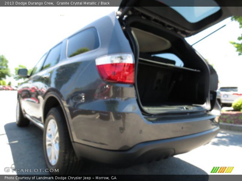 Granite Crystal Metallic / Black 2013 Dodge Durango Crew