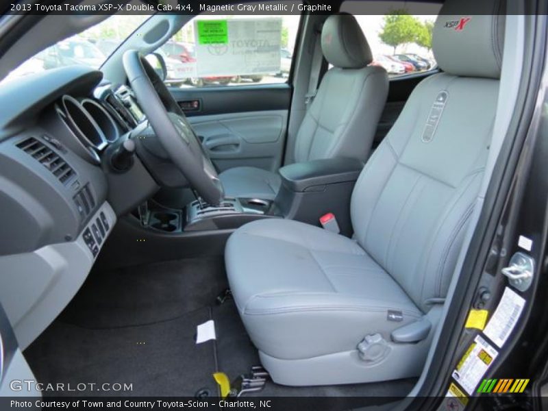  2013 Tacoma XSP-X Double Cab 4x4 Graphite Interior