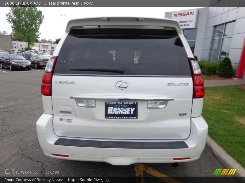 Blizzard White Pearl / Ivory 2008 Lexus GX 470