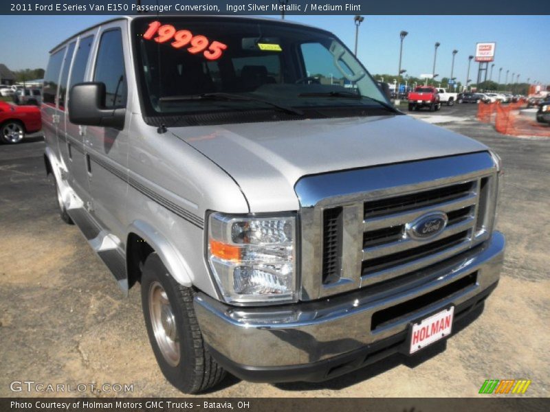Ingot Silver Metallic / Medium Flint 2011 Ford E Series Van E150 Passenger Conversion
