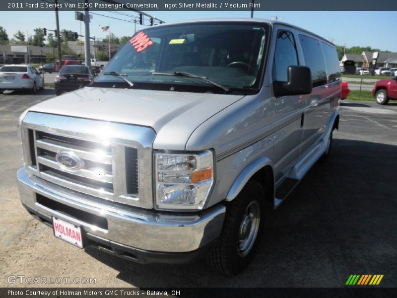 Ingot Silver Metallic / Medium Flint 2011 Ford E Series Van E150 Passenger Conversion