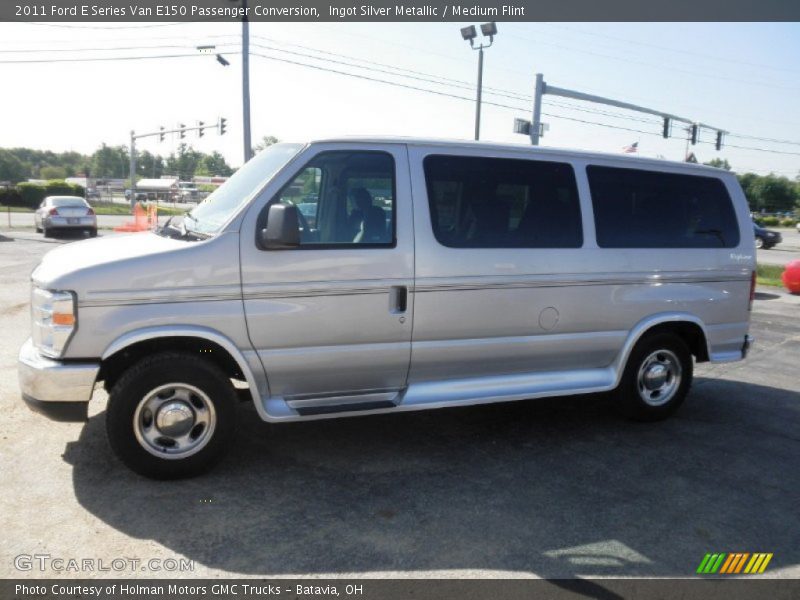 Ingot Silver Metallic / Medium Flint 2011 Ford E Series Van E150 Passenger Conversion