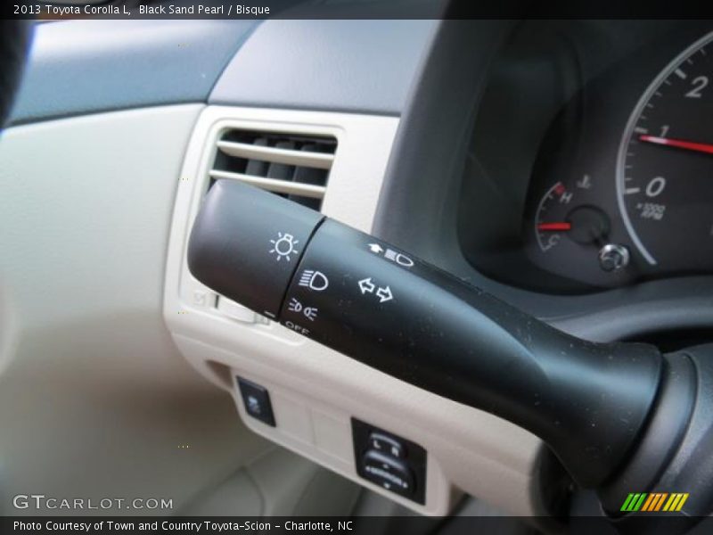 Black Sand Pearl / Bisque 2013 Toyota Corolla L