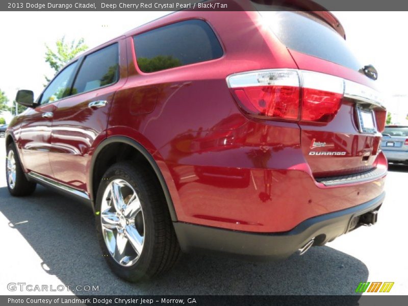 Deep Cherry Red Crystal Pearl / Black/Tan 2013 Dodge Durango Citadel