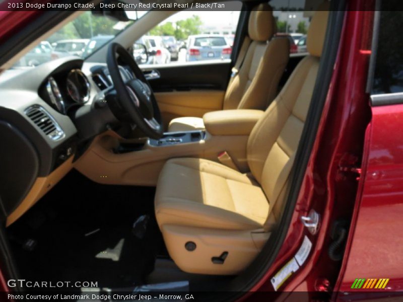 Deep Cherry Red Crystal Pearl / Black/Tan 2013 Dodge Durango Citadel