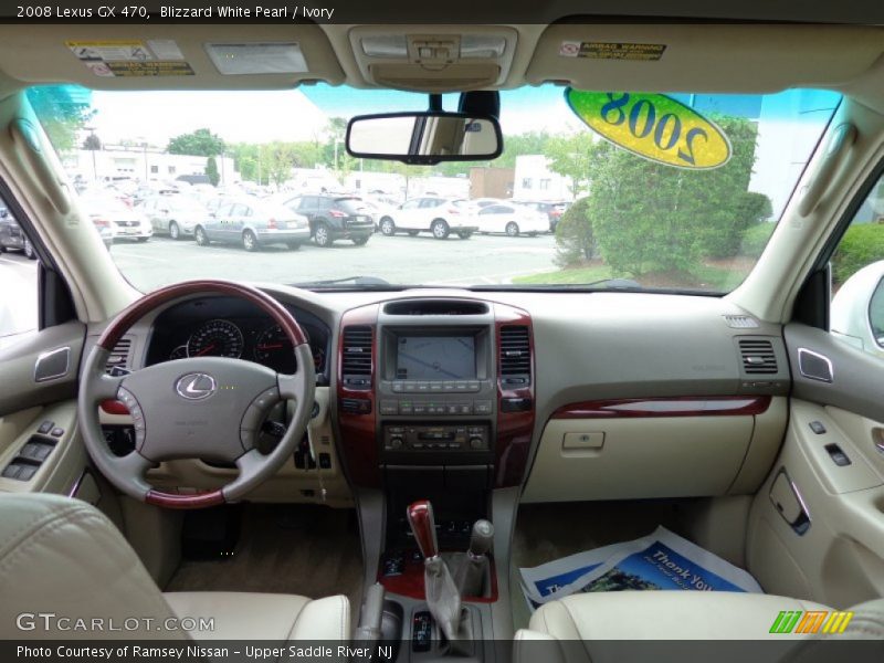 Blizzard White Pearl / Ivory 2008 Lexus GX 470