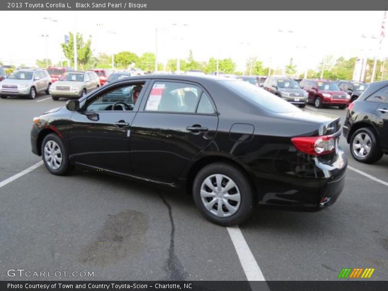 Black Sand Pearl / Bisque 2013 Toyota Corolla L