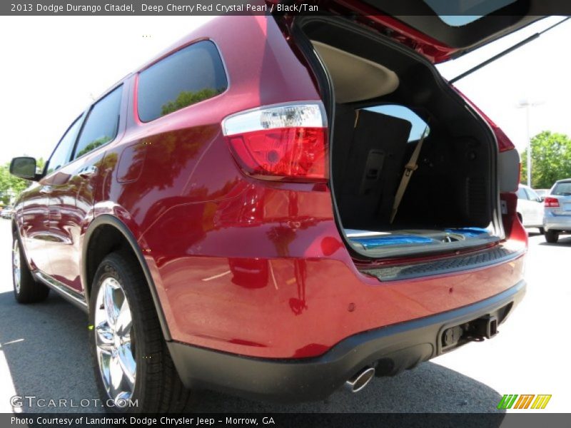 Deep Cherry Red Crystal Pearl / Black/Tan 2013 Dodge Durango Citadel