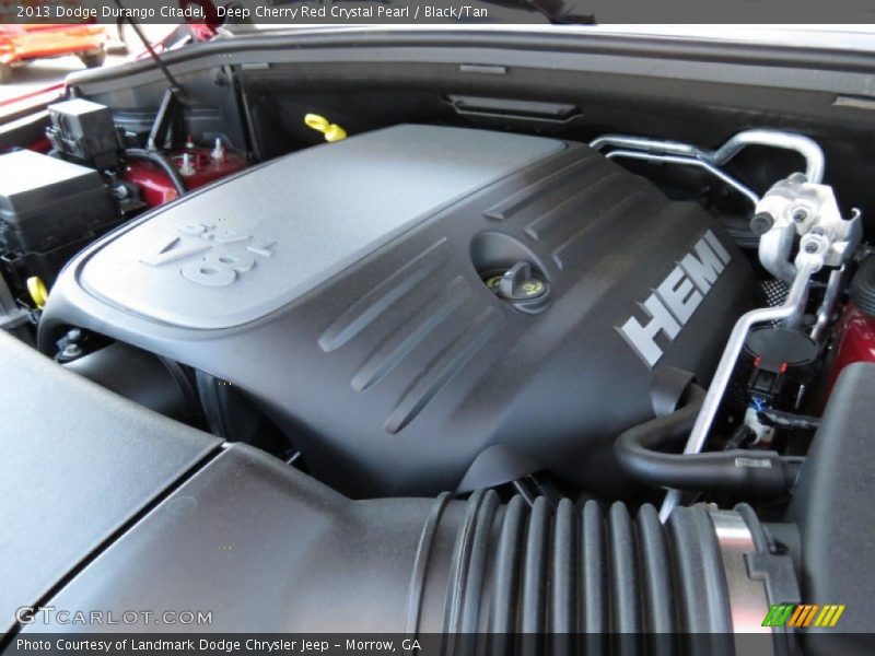Deep Cherry Red Crystal Pearl / Black/Tan 2013 Dodge Durango Citadel
