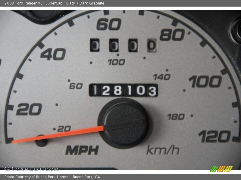 Black / Dark Graphite 2003 Ford Ranger XLT SuperCab