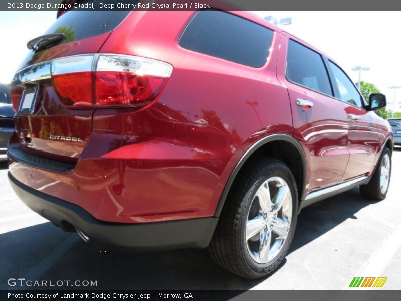 Deep Cherry Red Crystal Pearl / Black 2013 Dodge Durango Citadel