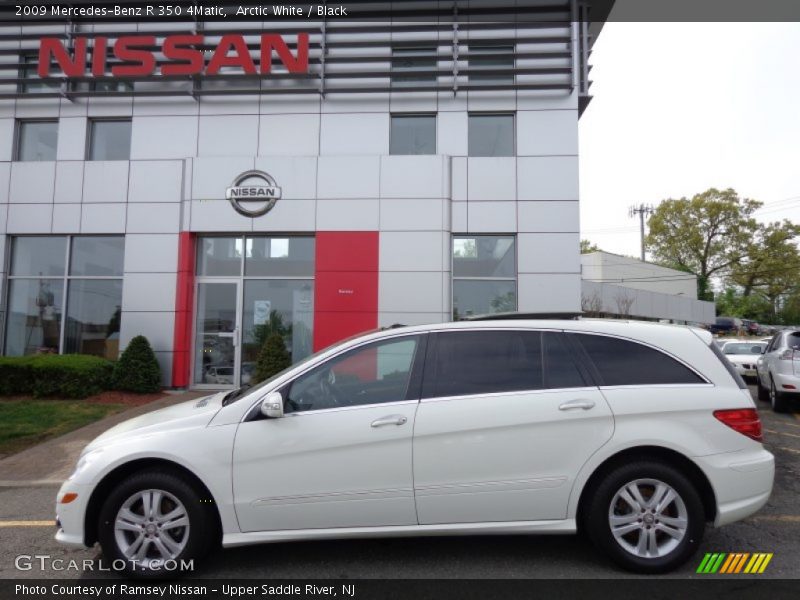 Arctic White / Black 2009 Mercedes-Benz R 350 4Matic