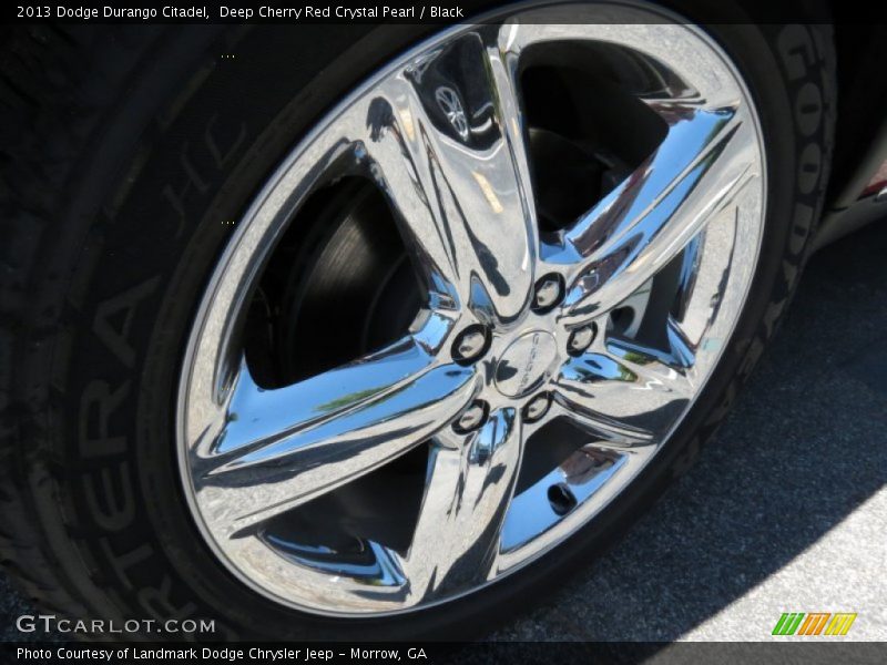 Deep Cherry Red Crystal Pearl / Black 2013 Dodge Durango Citadel