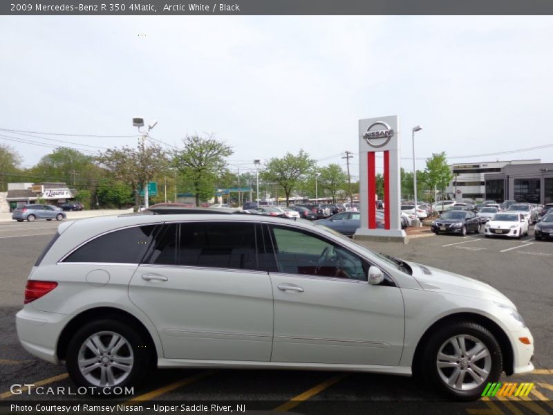Arctic White / Black 2009 Mercedes-Benz R 350 4Matic