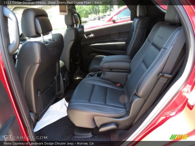 Deep Cherry Red Crystal Pearl / Black 2013 Dodge Durango Citadel