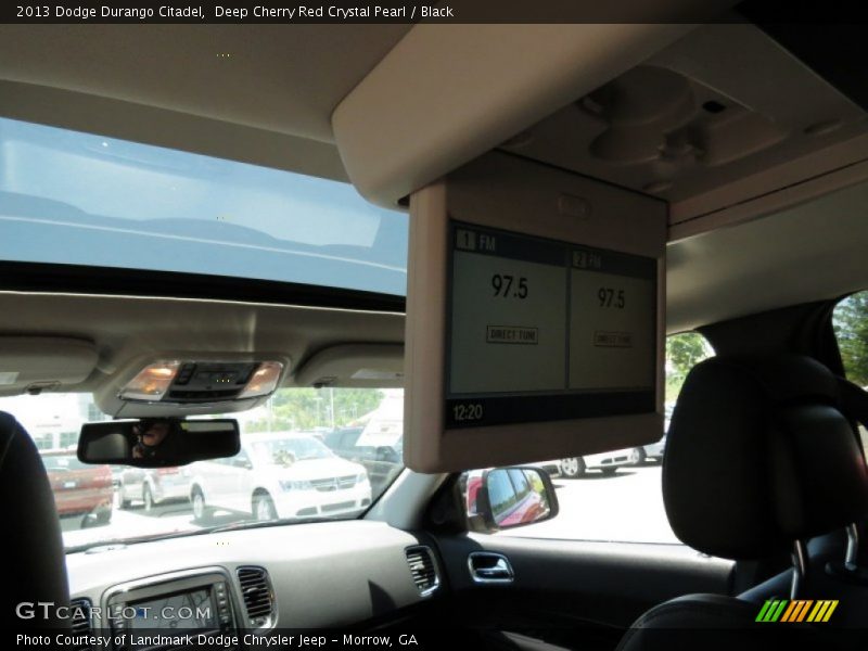 Deep Cherry Red Crystal Pearl / Black 2013 Dodge Durango Citadel
