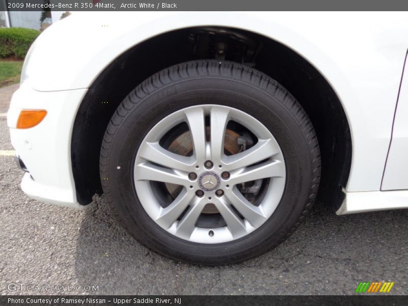 Arctic White / Black 2009 Mercedes-Benz R 350 4Matic
