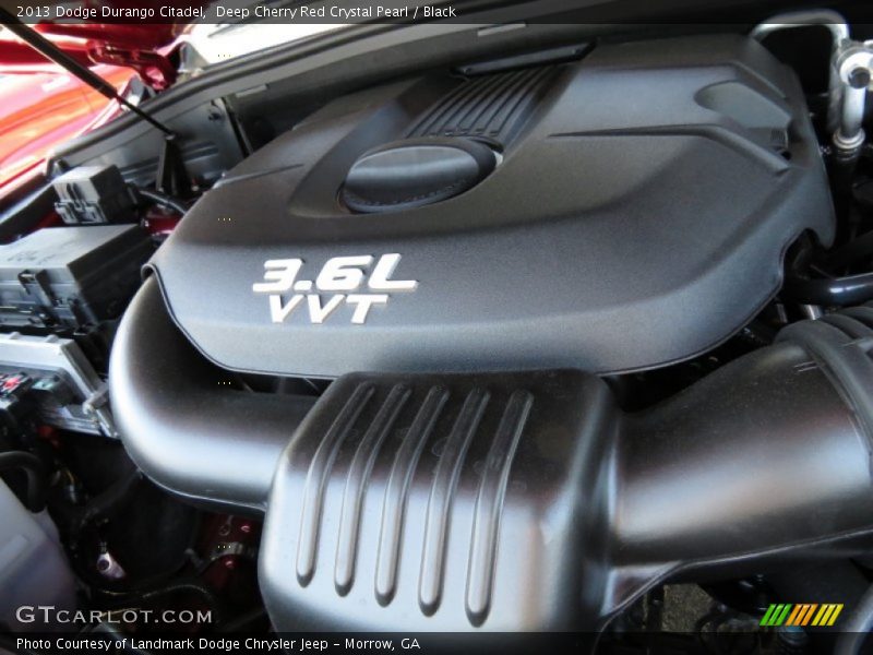 Deep Cherry Red Crystal Pearl / Black 2013 Dodge Durango Citadel
