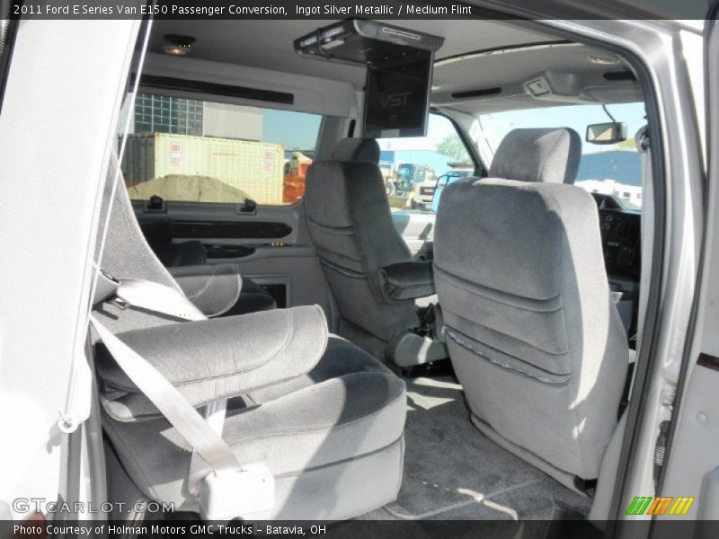 Ingot Silver Metallic / Medium Flint 2011 Ford E Series Van E150 Passenger Conversion