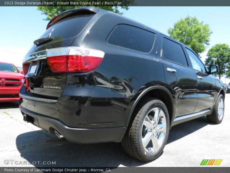 Brilliant Black Crystal Pearl / Black/Tan 2013 Dodge Durango Citadel