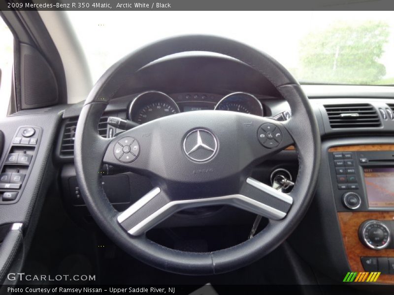 Arctic White / Black 2009 Mercedes-Benz R 350 4Matic