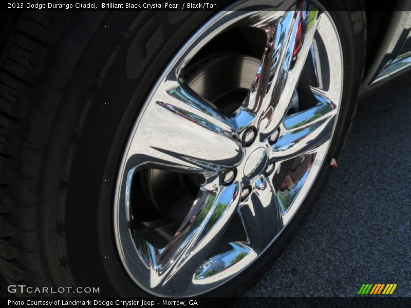 Brilliant Black Crystal Pearl / Black/Tan 2013 Dodge Durango Citadel