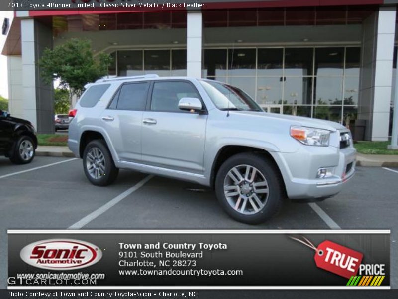 Classic Silver Metallic / Black Leather 2013 Toyota 4Runner Limited