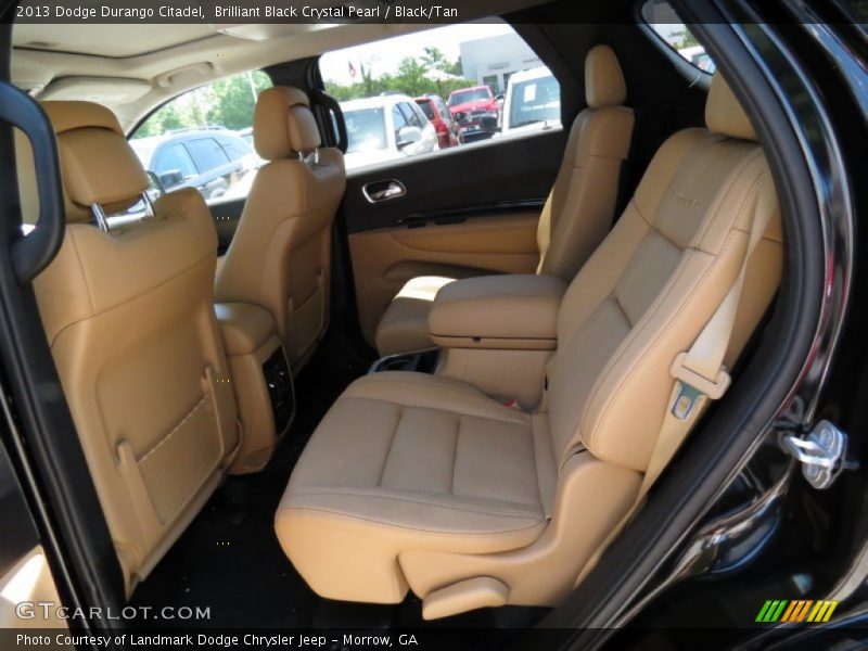 Brilliant Black Crystal Pearl / Black/Tan 2013 Dodge Durango Citadel