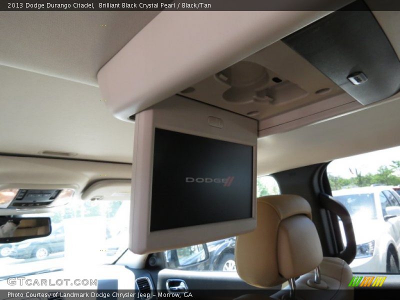 Brilliant Black Crystal Pearl / Black/Tan 2013 Dodge Durango Citadel
