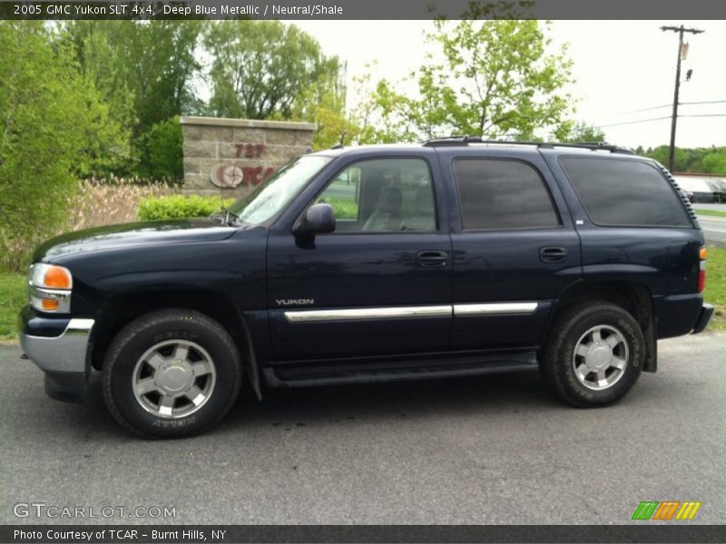 Deep Blue Metallic / Neutral/Shale 2005 GMC Yukon SLT 4x4