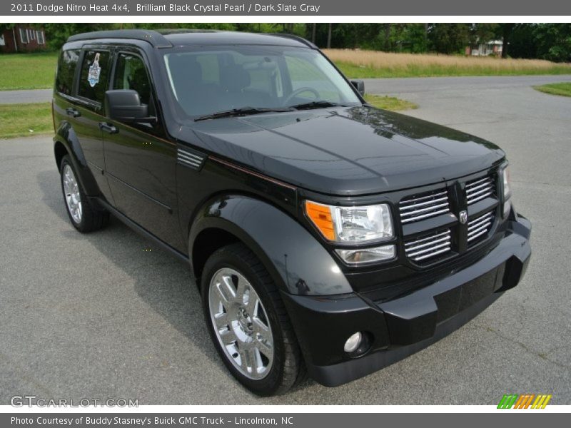 Brilliant Black Crystal Pearl / Dark Slate Gray 2011 Dodge Nitro Heat 4x4