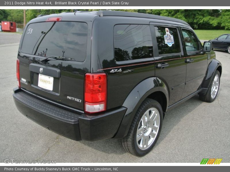 Brilliant Black Crystal Pearl / Dark Slate Gray 2011 Dodge Nitro Heat 4x4