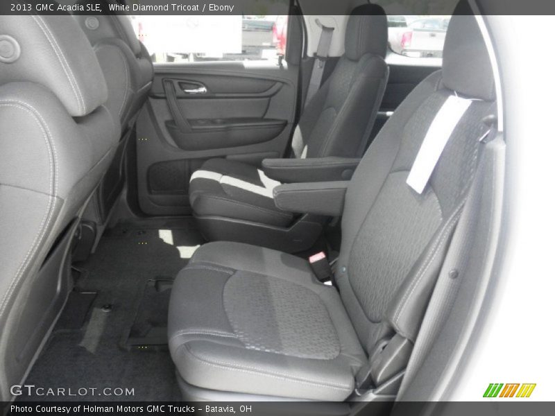 White Diamond Tricoat / Ebony 2013 GMC Acadia SLE