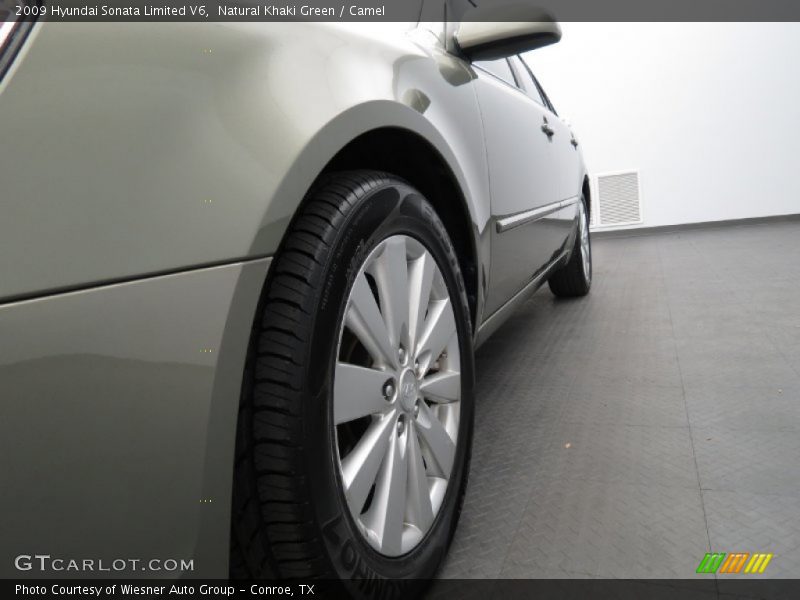 Natural Khaki Green / Camel 2009 Hyundai Sonata Limited V6