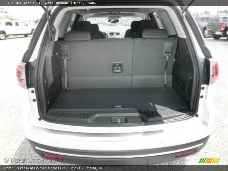 White Diamond Tricoat / Ebony 2013 GMC Acadia SLE