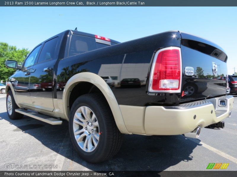 Black / Longhorn Black/Cattle Tan 2013 Ram 1500 Laramie Longhorn Crew Cab