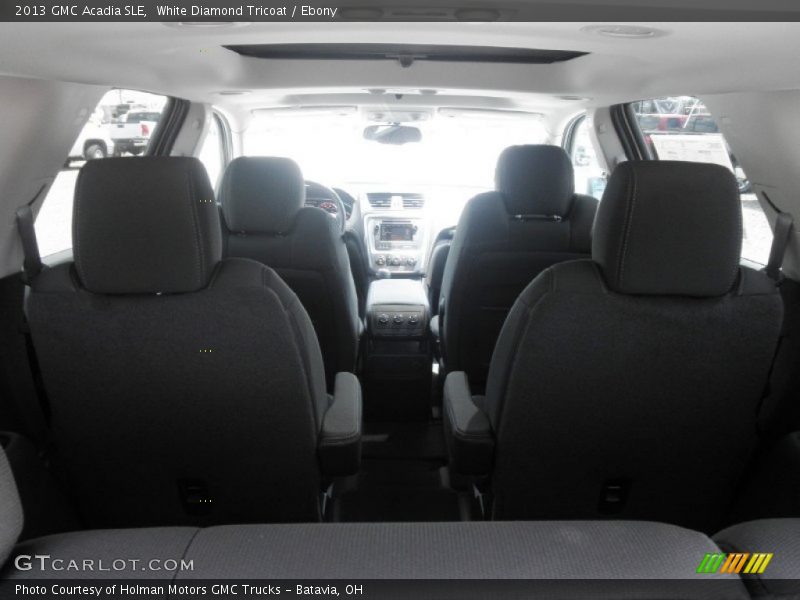 White Diamond Tricoat / Ebony 2013 GMC Acadia SLE